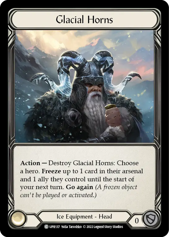 Glacial Horns — Uprising Flesh and Blood card by Yulia Tarushko