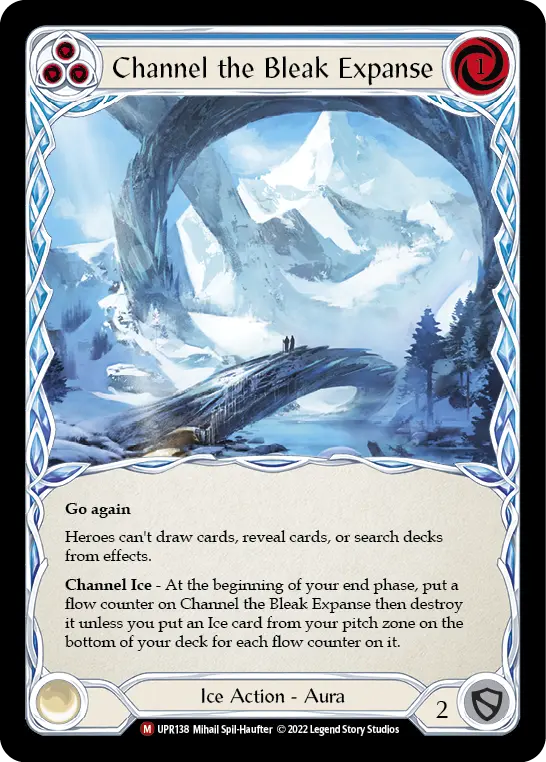 Channel the Bleak Expanse — Uprising Flesh and Blood card by Mihail Spil-Haufter