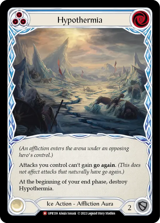 Hypothermia — Uprising Flesh and Blood card by Alexis Susani