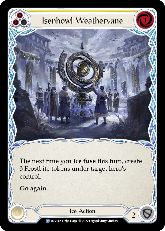 Isenhowl Weathervane (Yellow) — Uprising Flesh and Blood card by Lizhe Liang