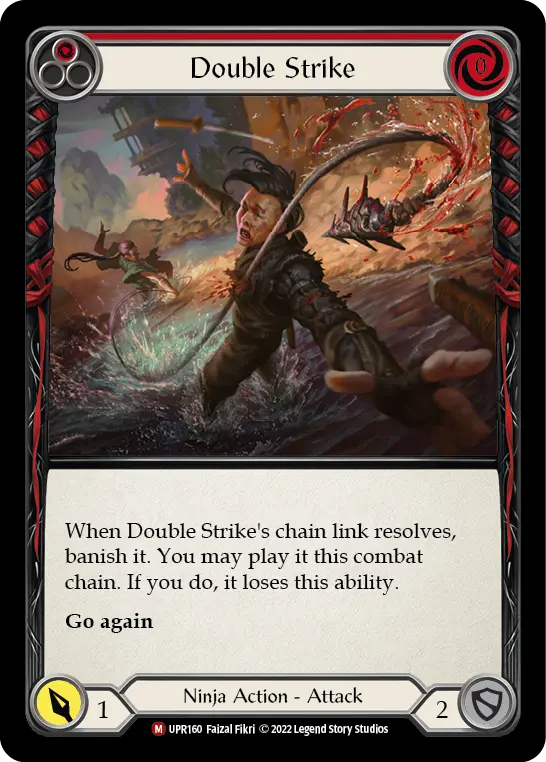 Double Strike — Uprising Flesh and Blood card by Faizal Fikri