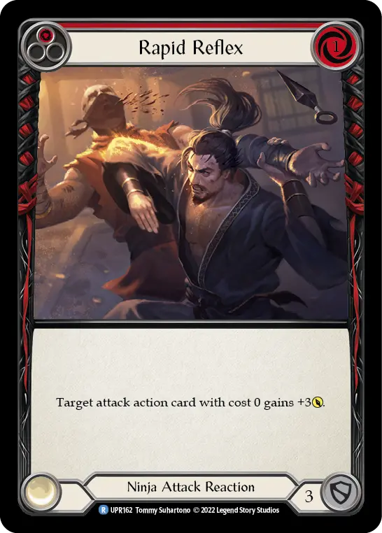 Rapid Reflex (Red) — Uprising Flesh and Blood card by Tommy Suhartono