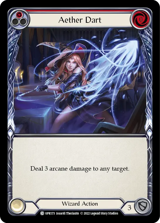 Aether Dart (Red) — Uprising Flesh and Blood card by Isuardi Therlanto