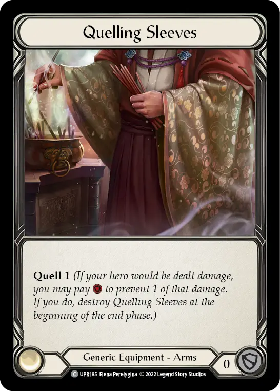 Quelling Sleeves — Uprising Flesh and Blood card by Elena Perelygina