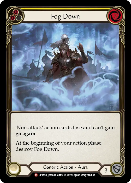 Fog Down — Uprising Flesh and Blood card by Jessada Sutthi