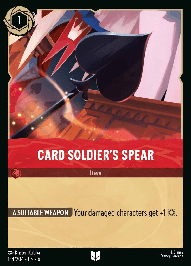 Card Soldier's Spear — Azurite Sea