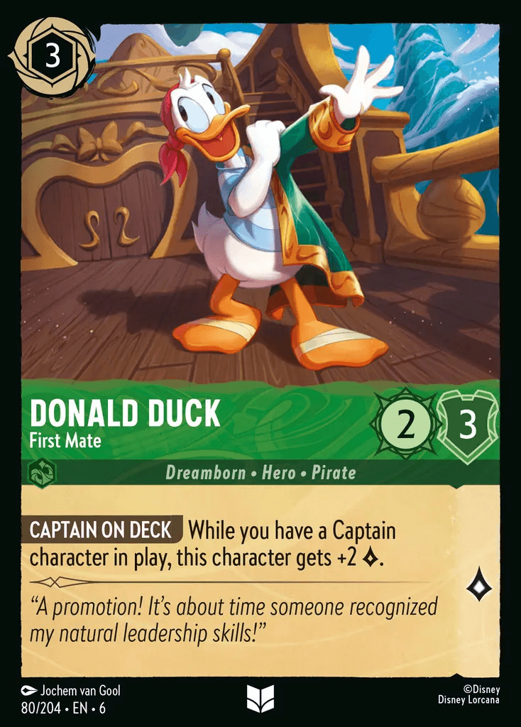 Donald Duck - First Mate — Azurite Sea