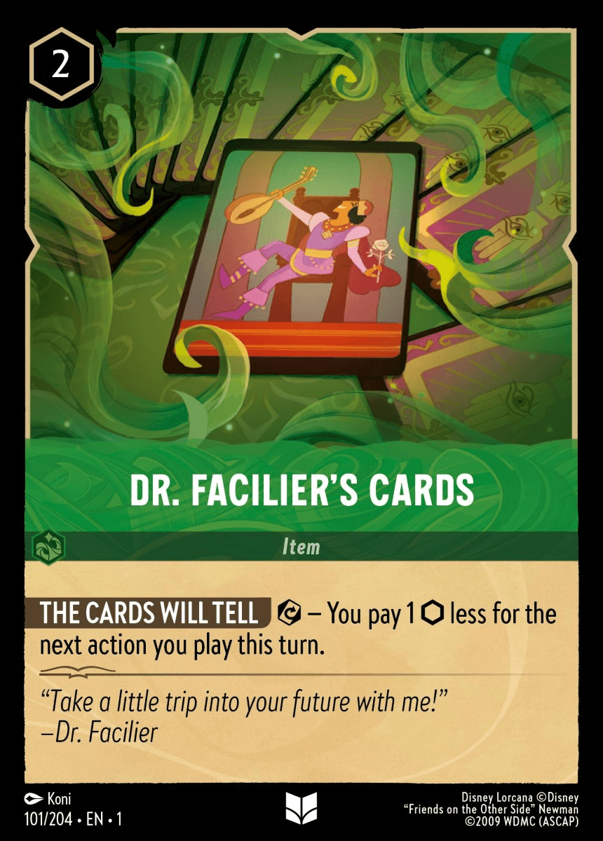 Dr. Facilier's Cards — The First Chapter