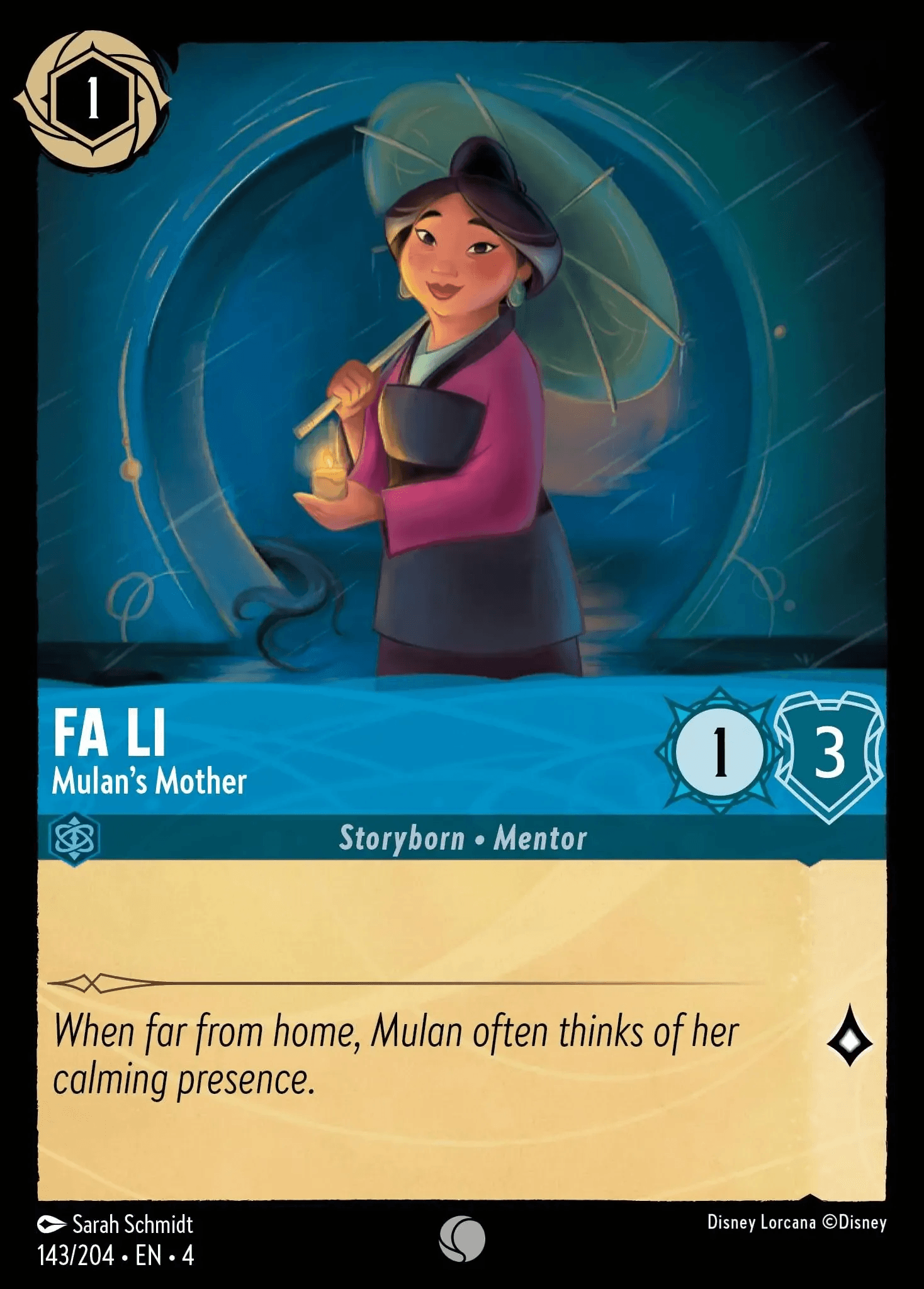 Fa Li - Mulan's Mother — Ursula's Return