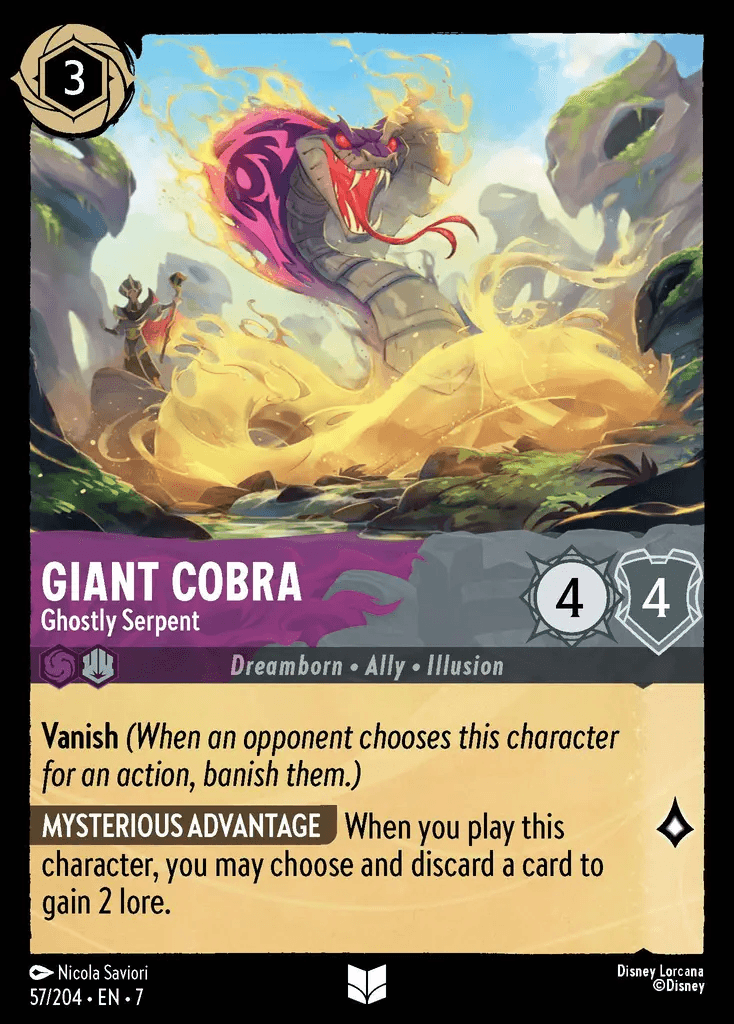 Giant Cobra - Ghostly Serpent — Archazia's Island