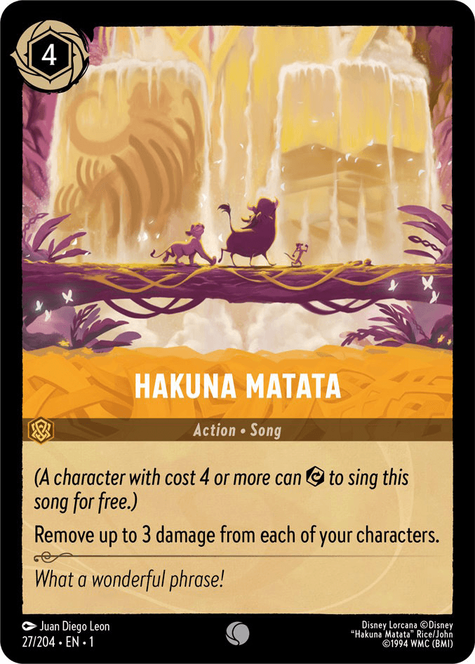 Hakuna Matata — The First Chapter