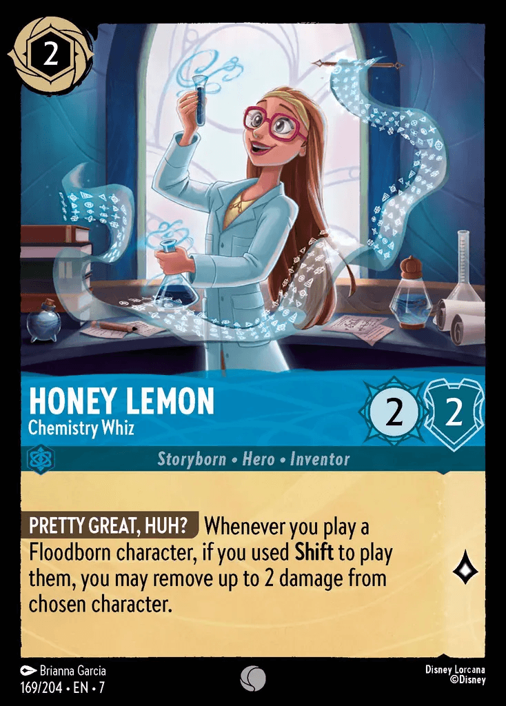 Honey Lemon - Chemistry Whiz — Archazia's Island Disney Lorcana card by Brianna Garcia