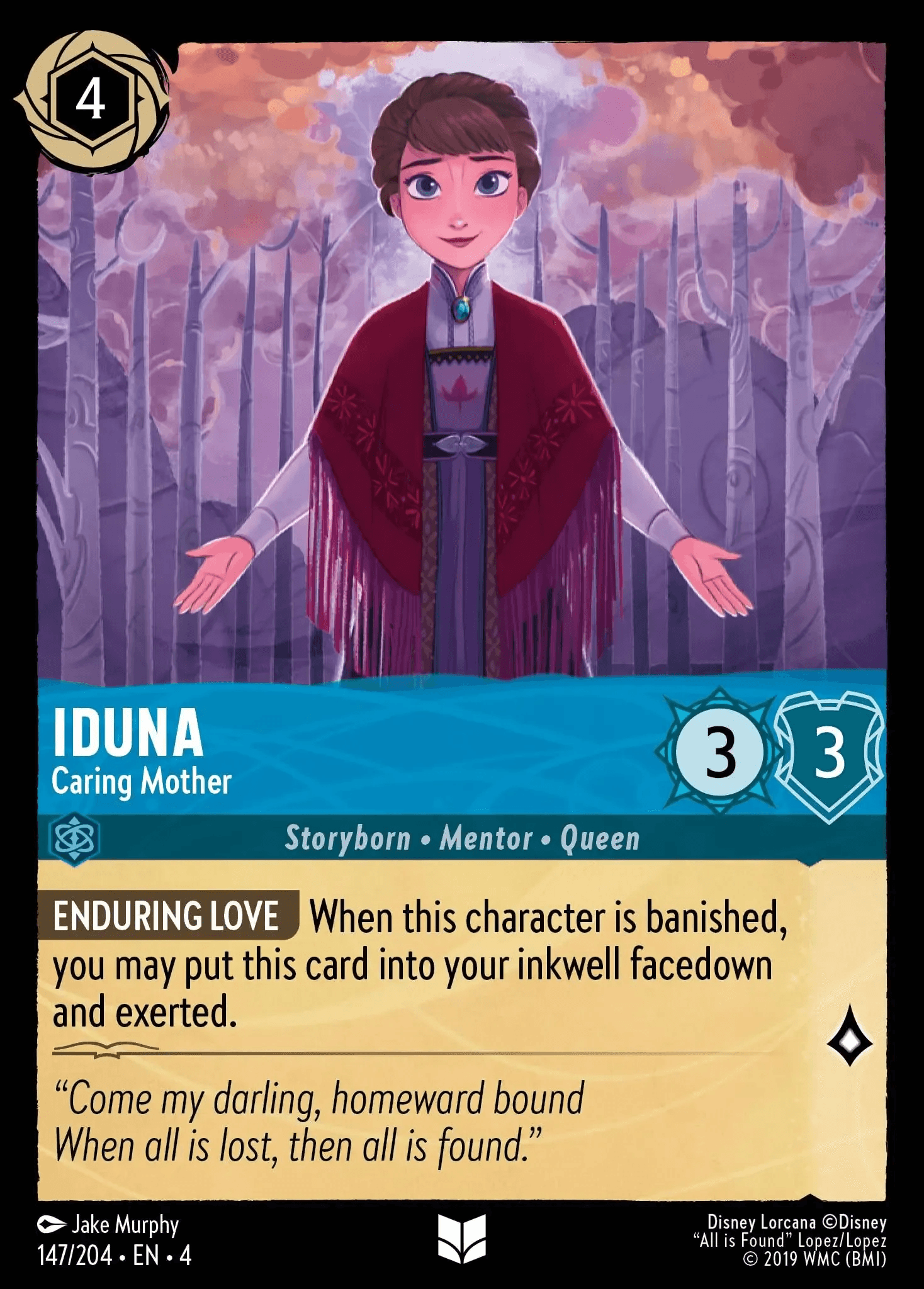 Iduna - Caring Mother — Ursula's Return Disney Lorcana card by Jake Murphy