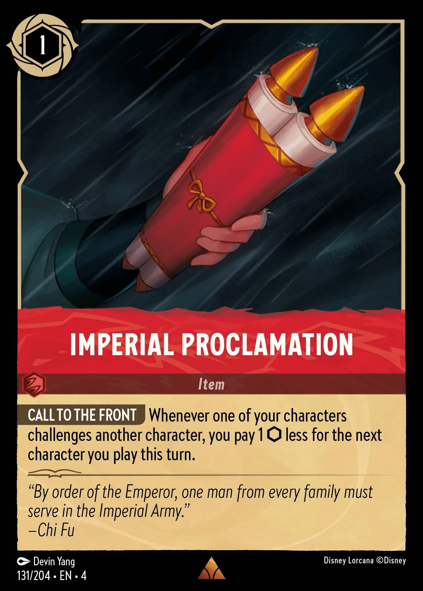 Imperial Proclamation — Ursula's Return