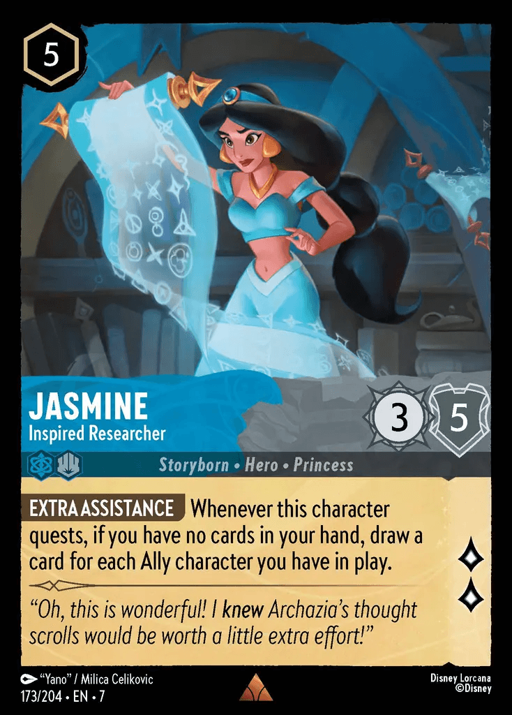 Jasmine - Inspired Researcher — Archazia's Island