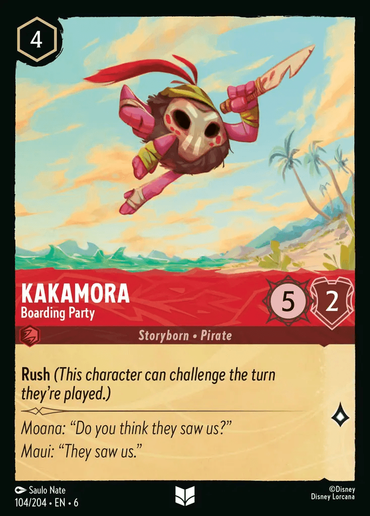 Kakamora - Boarding Party — Azurite Sea Disney Lorcana card by Saulo Nate