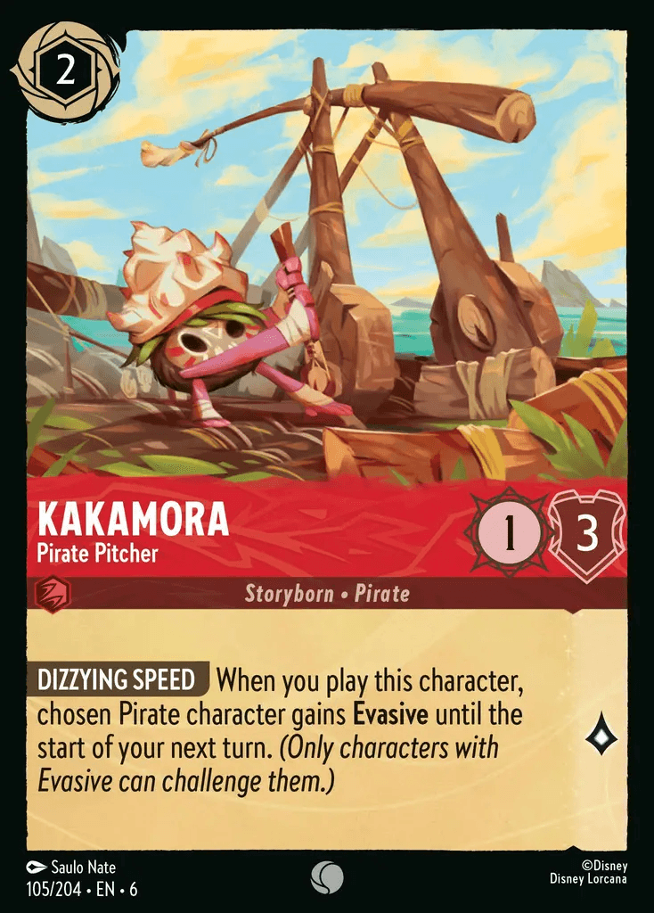 Kakamora - Pirate Pitcher — Azurite Sea Disney Lorcana card by Saulo Nate