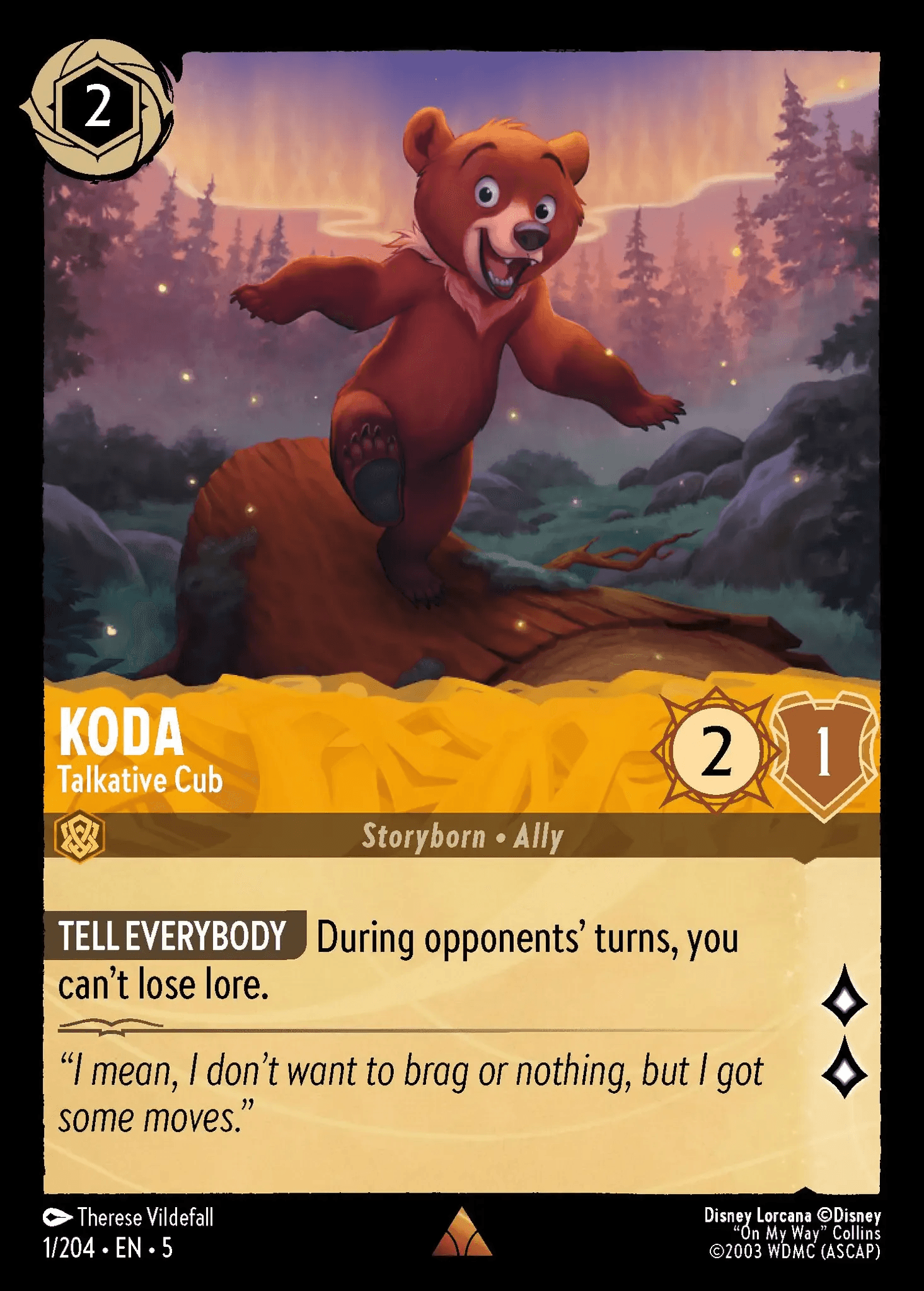 Koda - Talkative Cub — Shimmering Skies