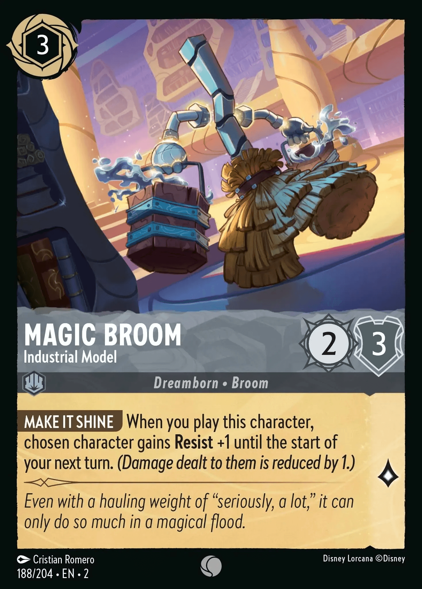Magic Broom - Industrial Model — Rise of the Floodborn