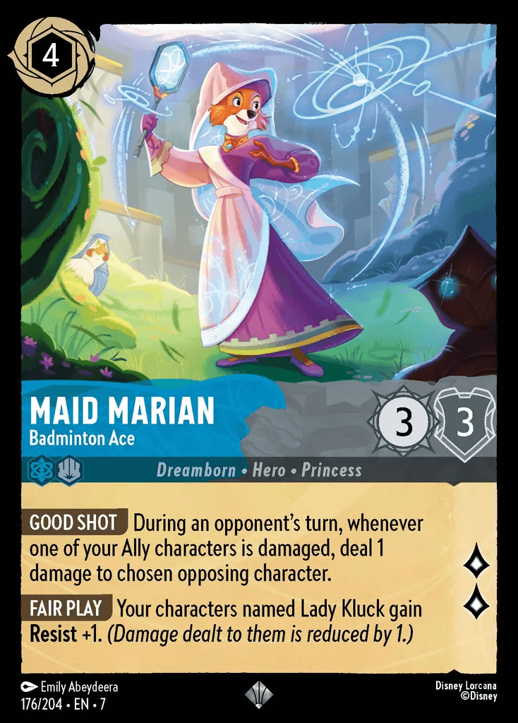 Maid Marian - Badminton Ace — Archazia's Island