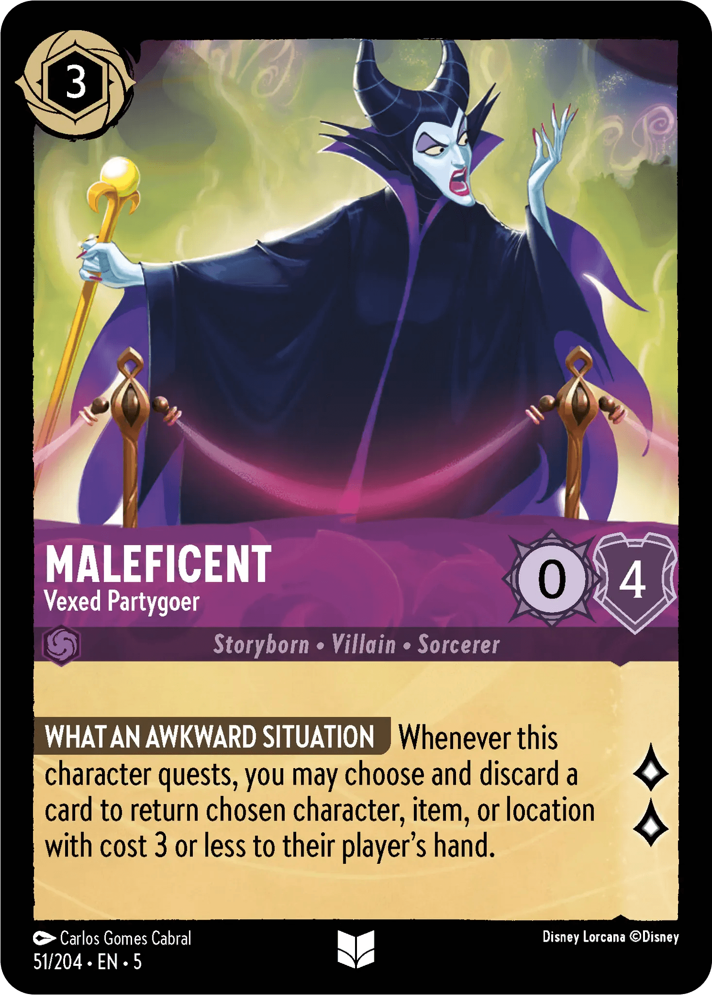 Maleficent - Vexed Partygoer — Shimmering Skies