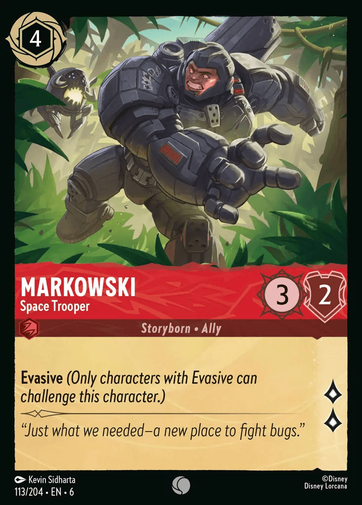 Markowski - Space Trooper — Azurite Sea Disney Lorcana card by Kevin Sidharta
