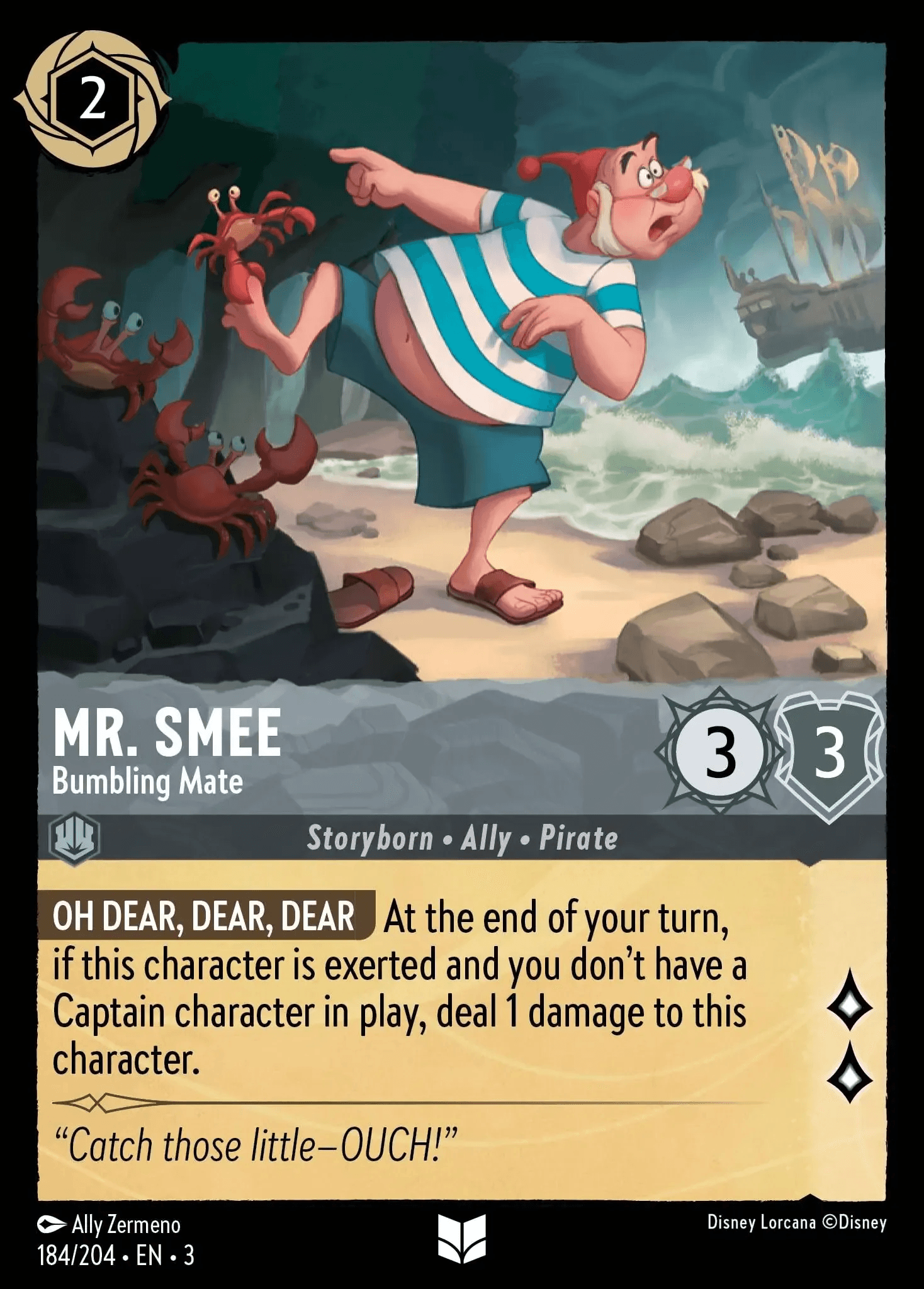 Mr. Smee - Bumbling Mate — Into the Inklands