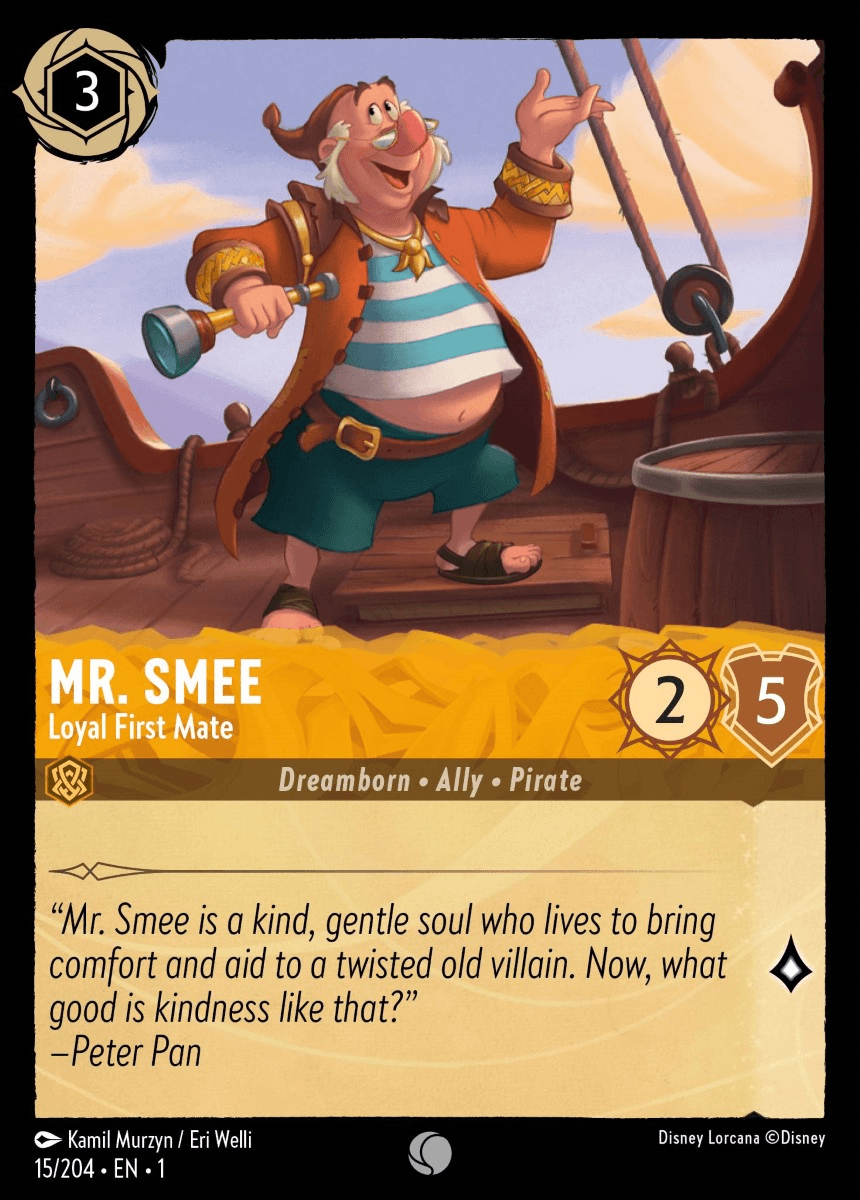 Mr. Smee - Loyal First Mate — The First Chapter