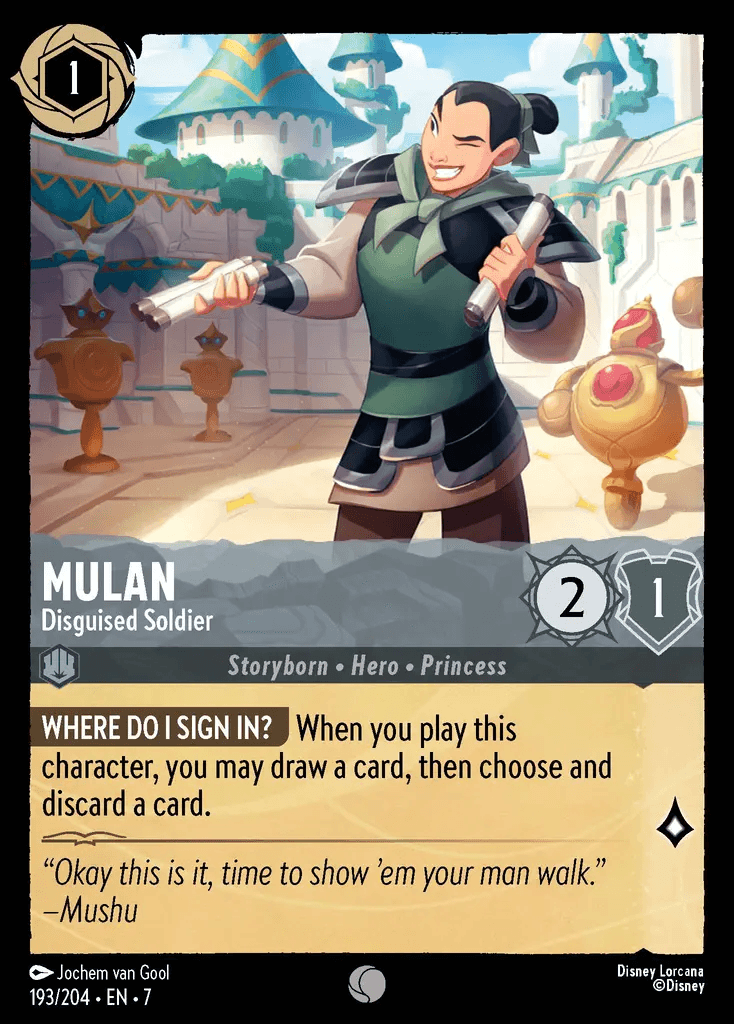Mulan - Disguised Soldier — Archazia's Island