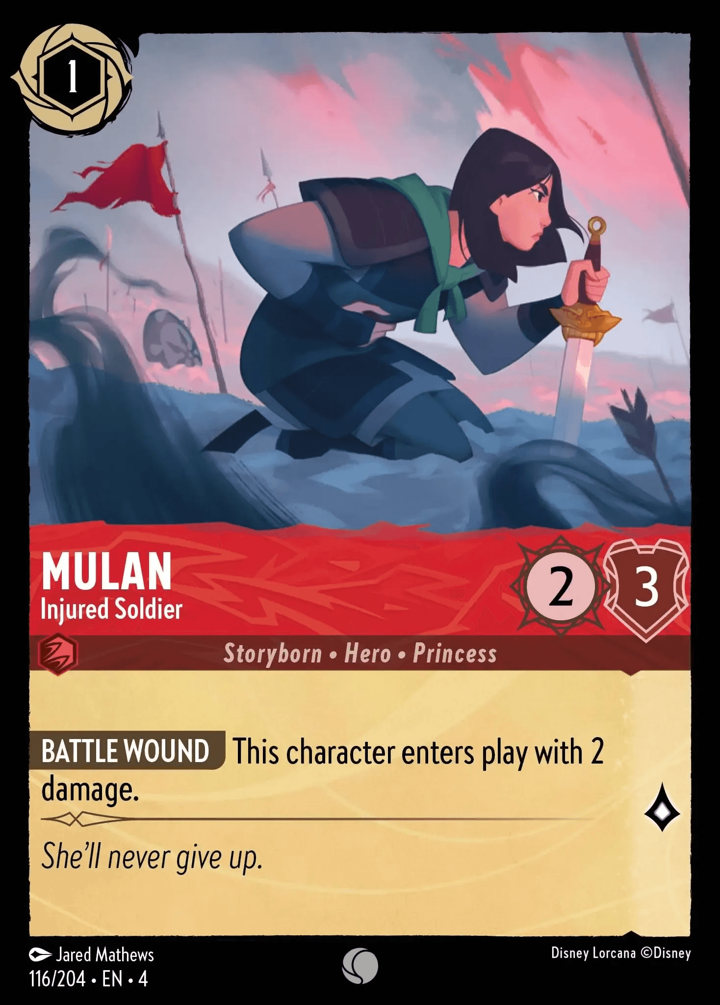 Mulan - Injured Soldier — Ursula's Return