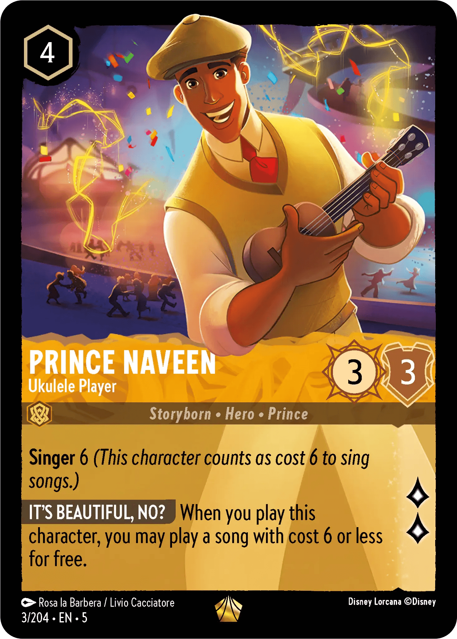Prince Naveen - Ukulele Player — Shimmering Skies