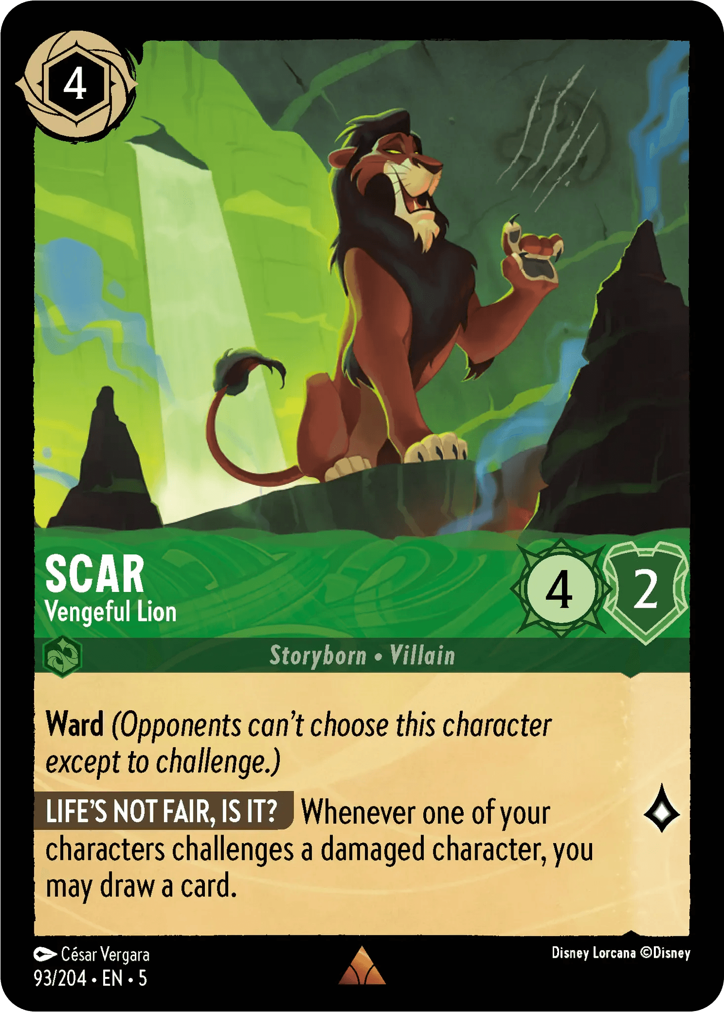 Scar - Vengeful Lion — Shimmering Skies