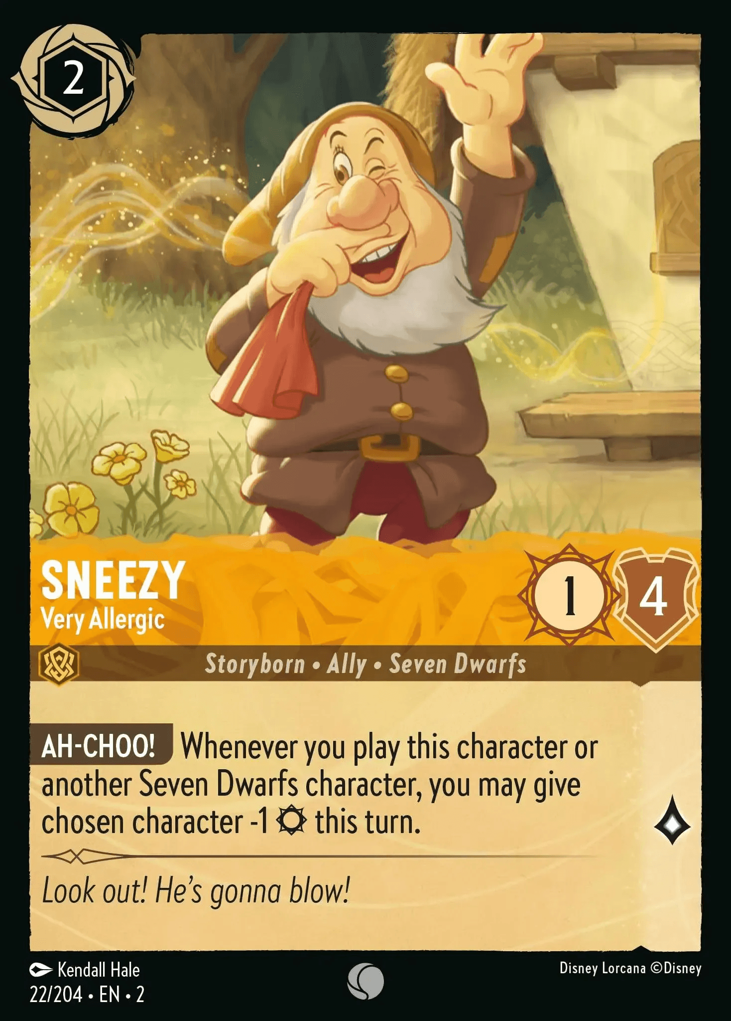 Sneezy - Very Allergic — Rise of the Floodborn