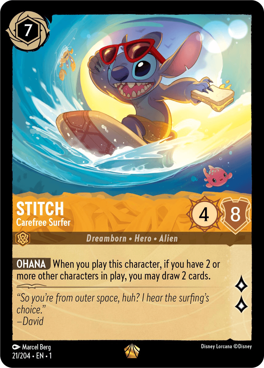 Stitch - Carefree Surfer — The First Chapter