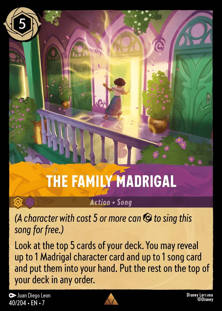 The Family Madrigal — Archazia's Island Disney Lorcana card by Juan Diego Leon