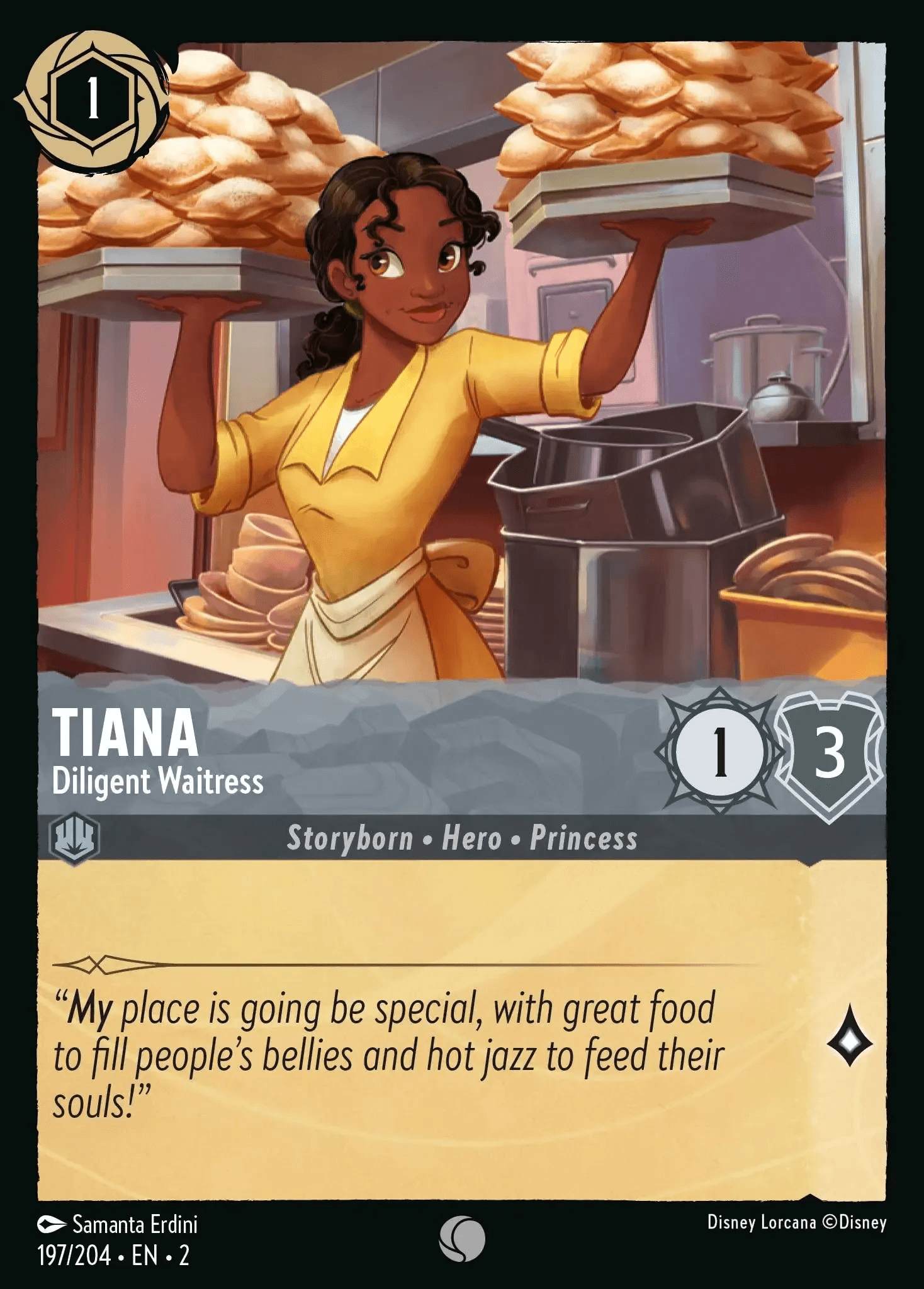 Tiana - Diligent Waitress — Rise of the Floodborn