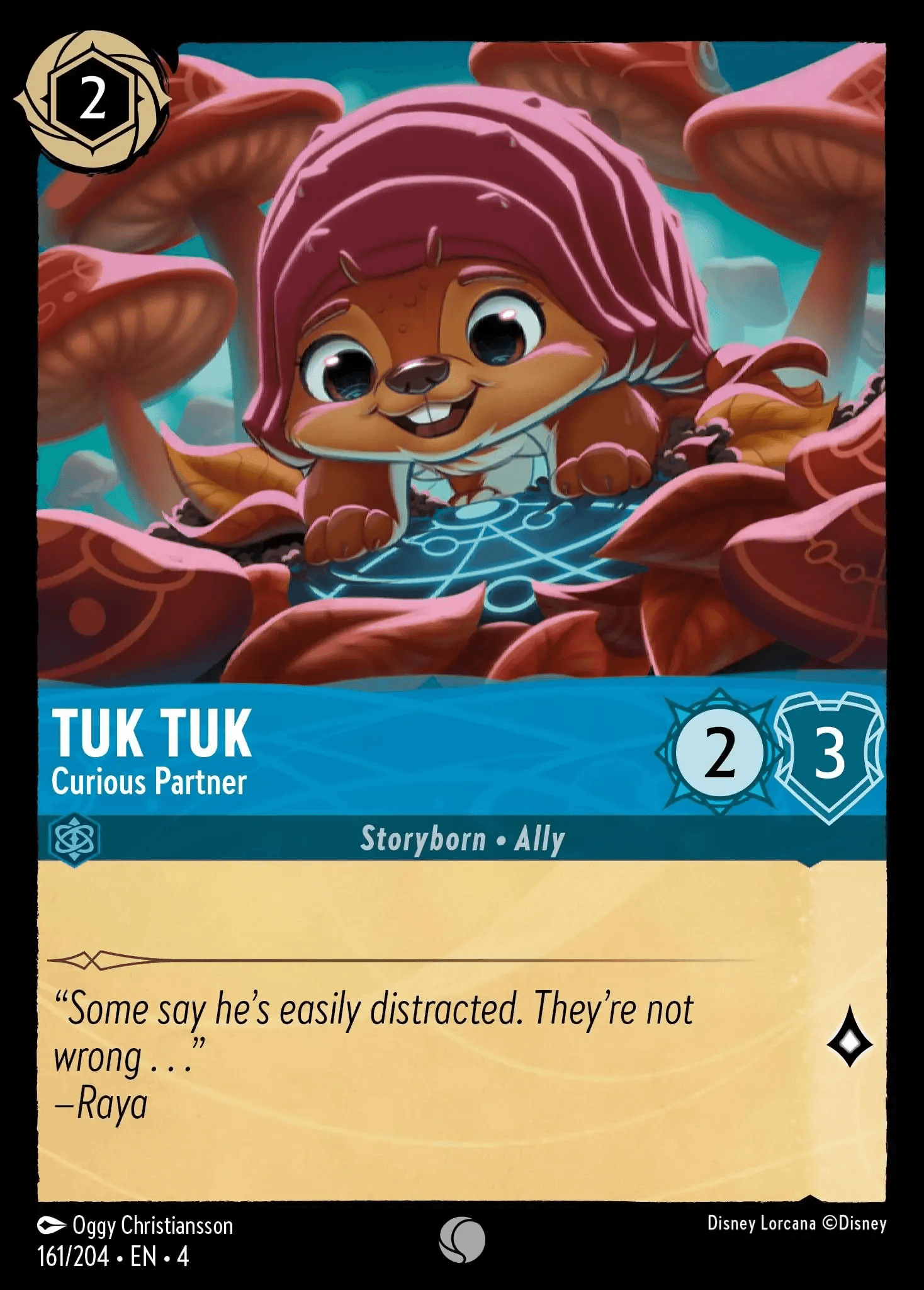 Tuk Tuk - Curious Partner — Ursula's Return Disney Lorcana card by Oggy Christiansson