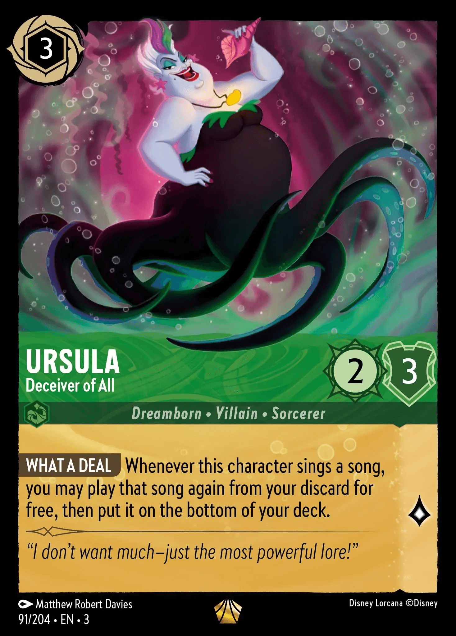 Ursula - Deceiver of All — Into the Inklands