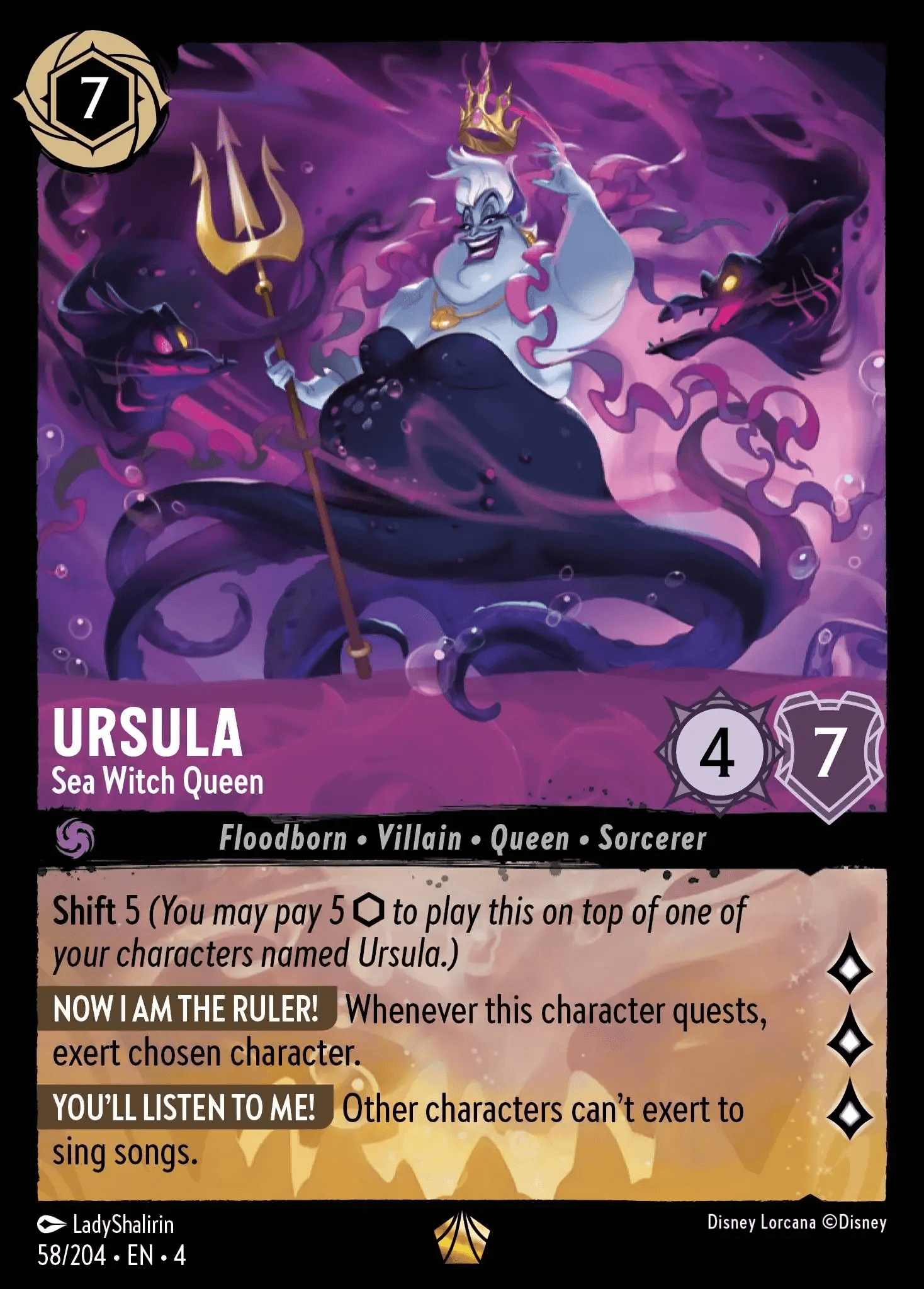 Ursula - Sea Witch Queen — Ursula's Return