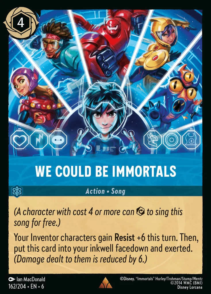 We Could Be Immortals — Azurite Sea Disney Lorcana card by Ian MacDonald
