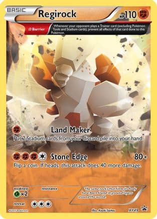 Regirock - XY49 — XY Promos Pokémon TCG card by Ryo Ueda