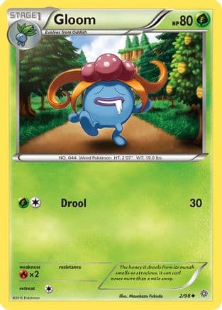 Gloom — XY - Ancient Origins Pokémon TCG card by Yoriyuki Ikegami