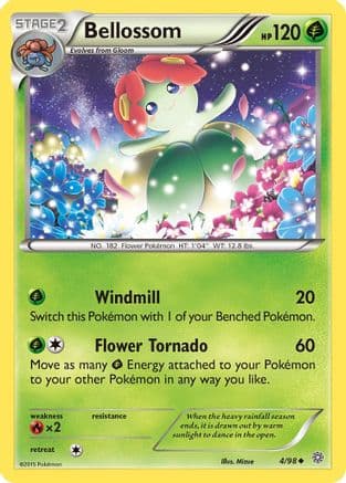 Bellossom — XY - Ancient Origins Pokémon TCG card by Mizue