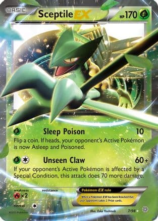 Sceptile EX — XY - Ancient Origins Pokémon TCG card by Eske Yoshinob