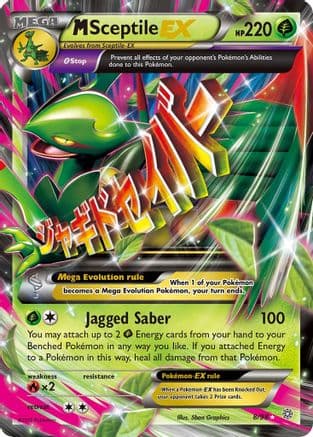 M Sceptile EX — XY - Ancient Origins Pokémon TCG card by Sban Graphics