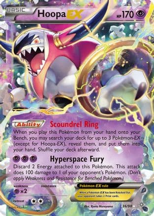 Hoopa EX — XY - Ancient Origins Pokémon TCG card by Ryota Murayama