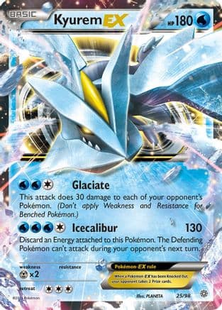 Kyurem EX — XY - Ancient Origins Pokémon TCG card by PLANETA