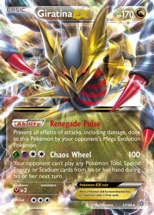 Giratina EX — XY - Ancient Origins Pokémon TCG card by PLANETA