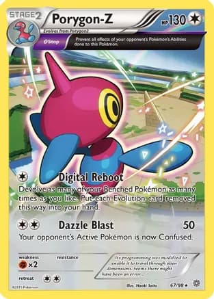 Porygon-Z (67) — XY - Ancient Origins Pokémon TCG card by Naoki Saito