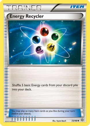 Energy Recycler — XY - Ancient Origins Pokémon TCG card by Toyste Beach